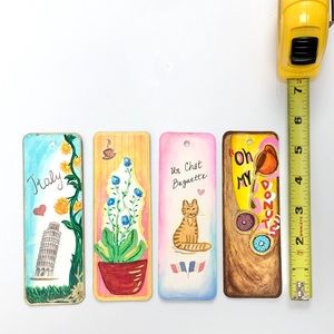 Hand Crafted Bookmarks & Stickers